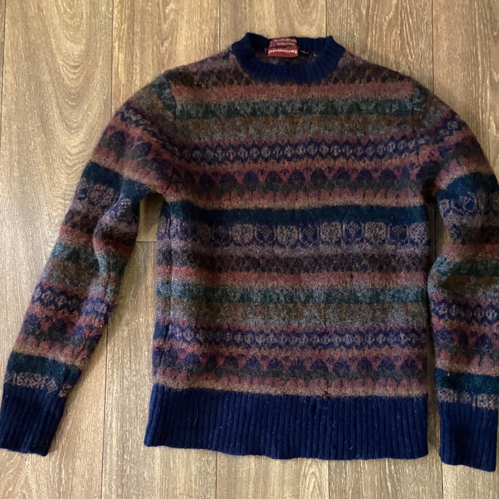SOLD - ACTUAL VINTAGE! Chaps Ralph Lauren children’s high neck wool sweater